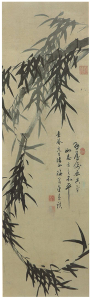 해강 김규진 / 풍죽(문인화) / 39×130cm (99-15)