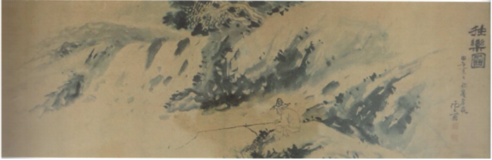 운보 김기창 / 독락도 / 101×31cm (99-28)