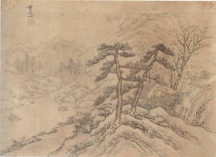 관제 이도영 / 산수 / 41×31cm (99-4)