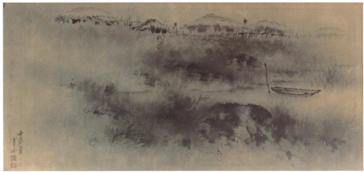 청천 이상범 / 풍경 / 64.5×30.5cm (99-29)